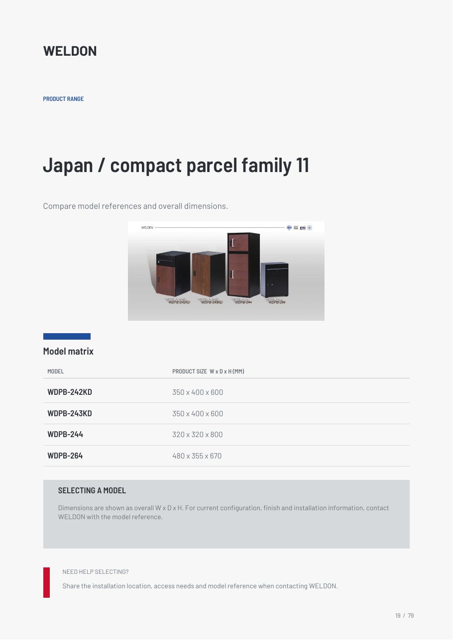 WDPB-242KD catalogue reference page