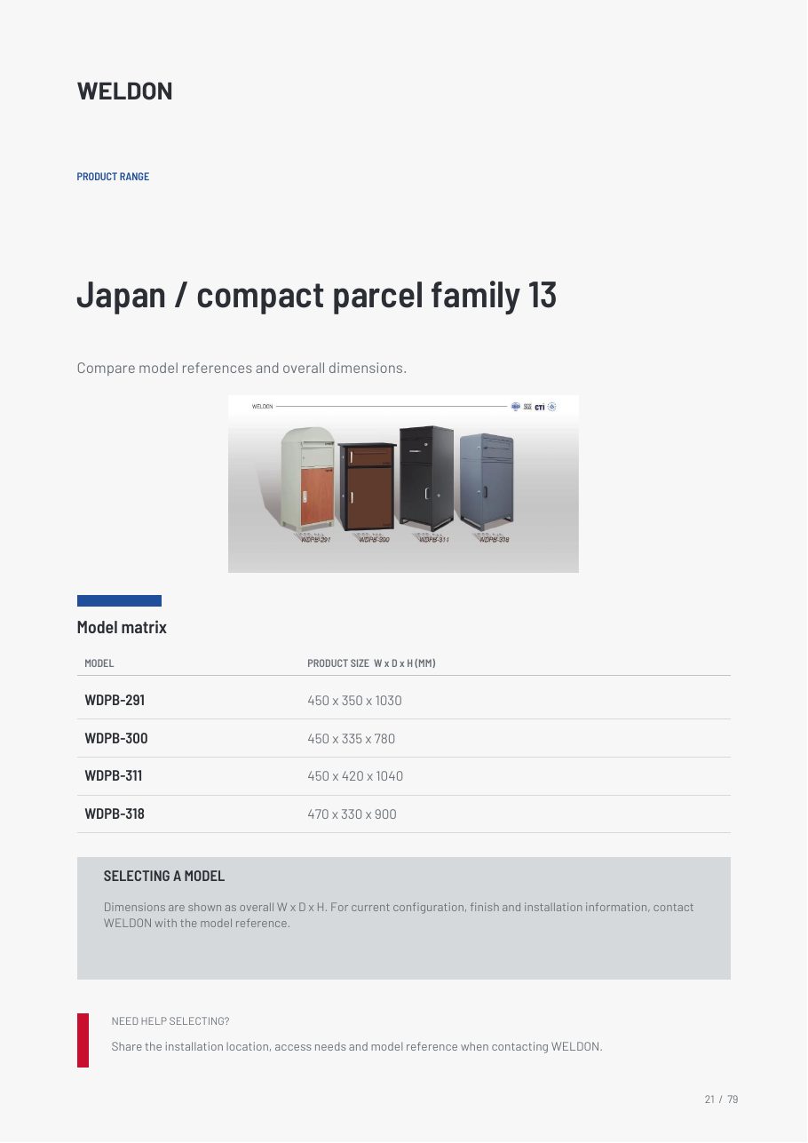 WDPB-291 catalogue reference page