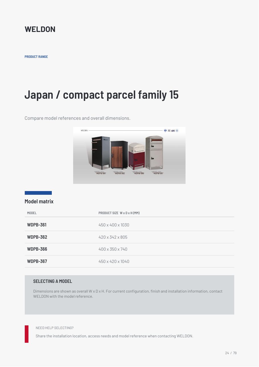 WDPB-361 catalogue reference page