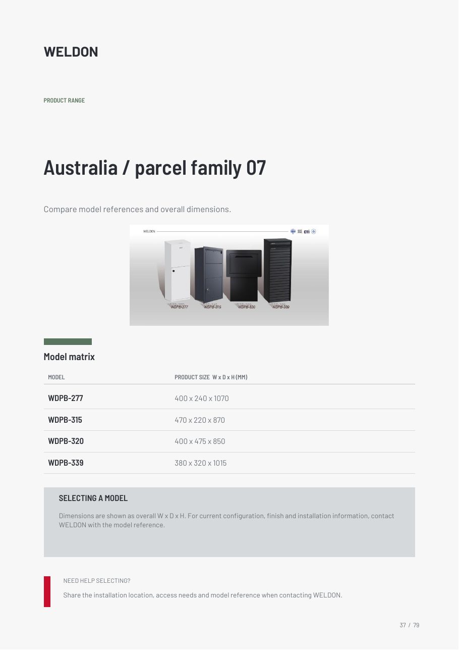 WDPB-277 catalogue reference page
