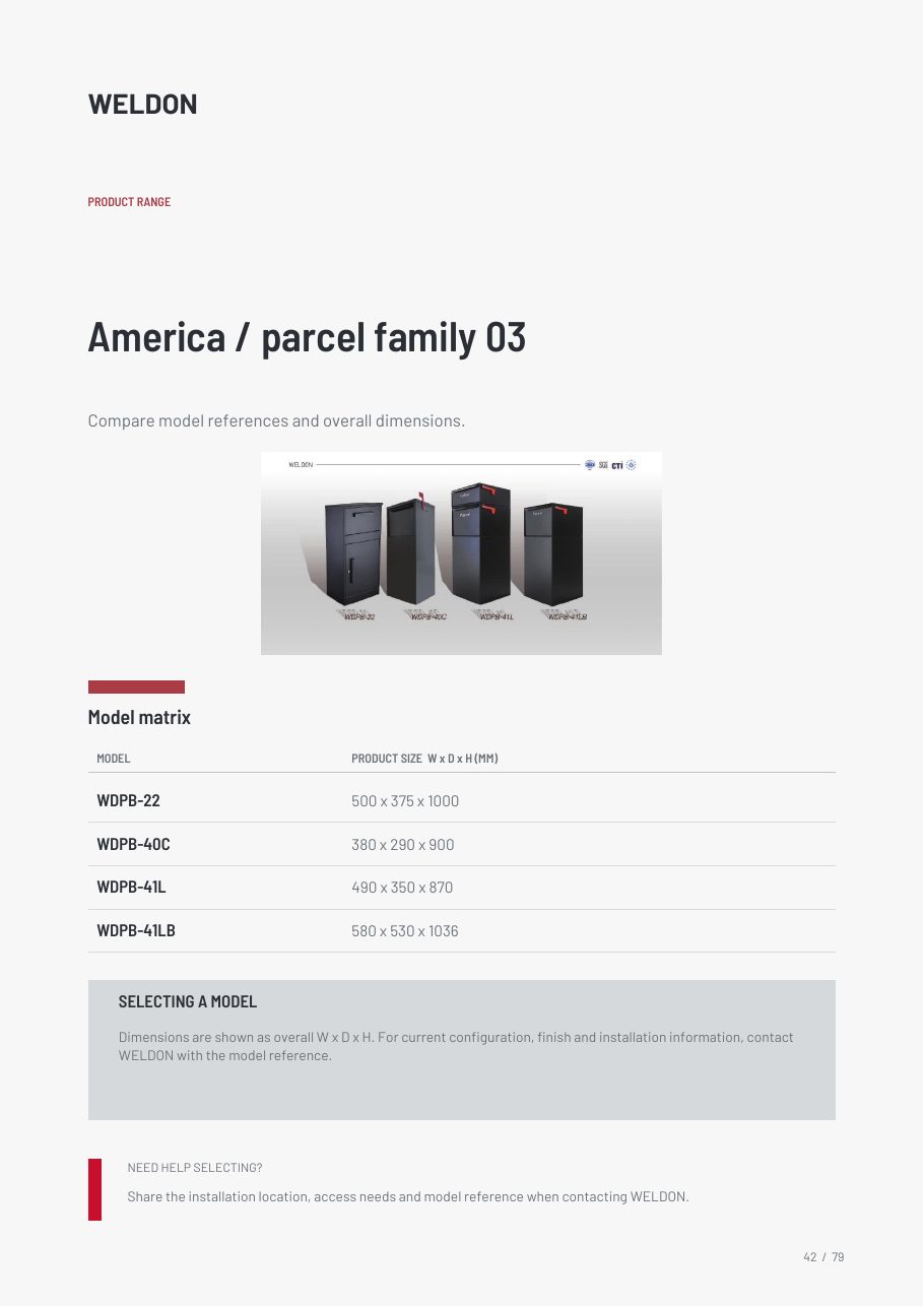 WDPB-22 catalogue reference page