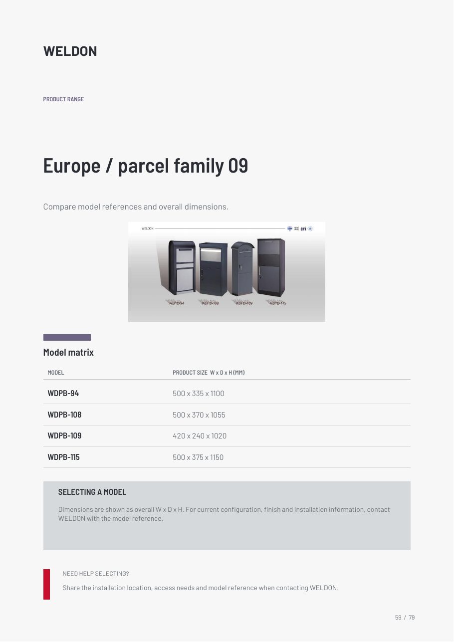 WDPB-108 catalogue reference page